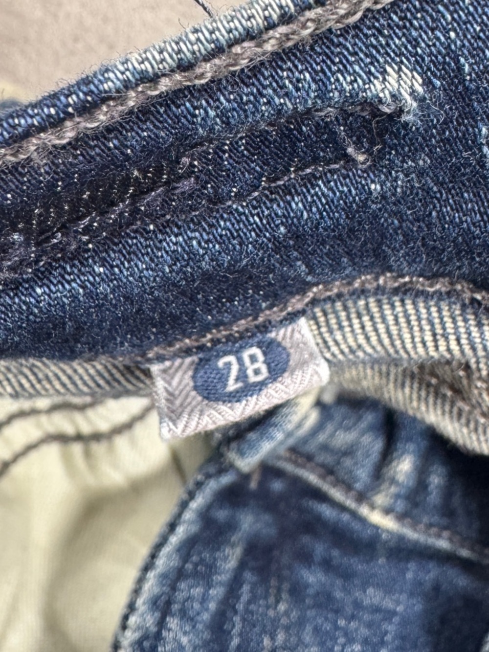 Citizens of Humanity COH Avedon Starry Night Paint Bleach Skinny Blue Jeans 28 - Picture 15 of 17
